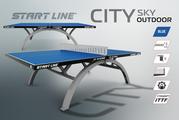 Новинка в каталоге антивандальных теннисных столов - City Sky. Воплощение прочности, стабильности и комфорта для игры на свежем воздухе.