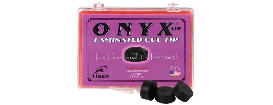 Наклейка для кия Tiger Onyx LTD диам. 13, 14 мм, Medium 1 шт.