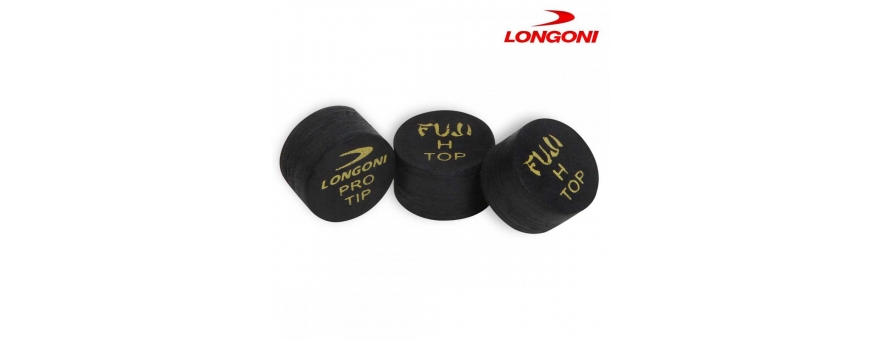 Наклейка для кия Longoni Fuji Black диам. 13, 14 мм, Hard, Medium, Soft