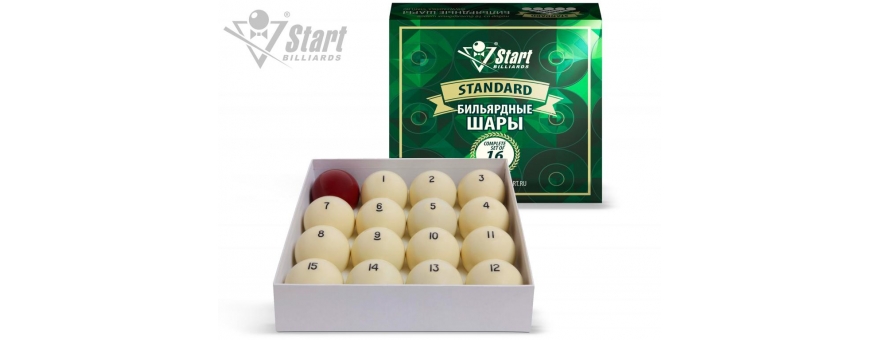 Бильярдные шары Start Billiards пирамида 68 мм
