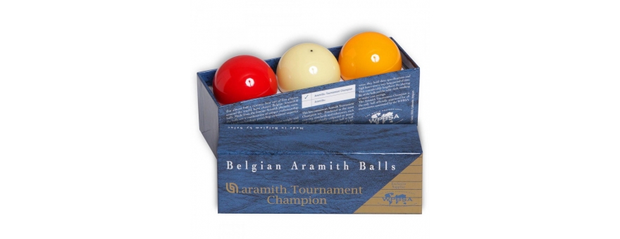 Бильярдные шары ARAMITH TOURNAMENT CHAMPION SNOOKER Ø52,4ММ 3ШАРА