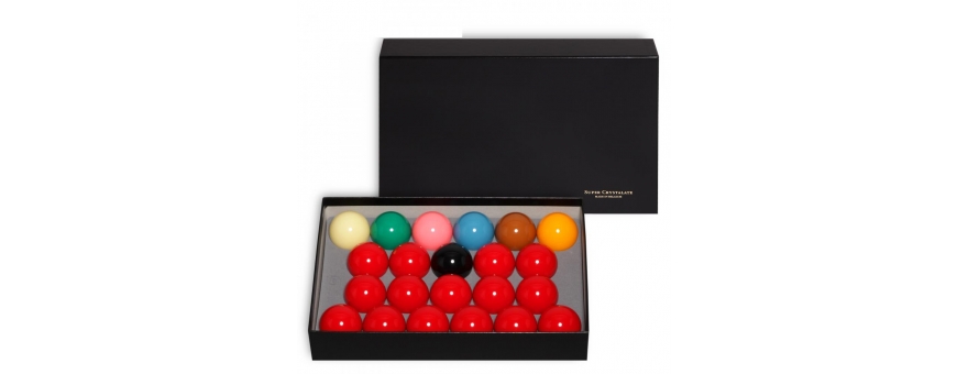 Бильярдные шары SUPER ARAMITH CRYSTALATE SNOOKER Ø52,4ММ