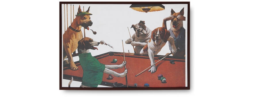 Постер Набор зеркальных панно DOGS 49X35СМ 5шт