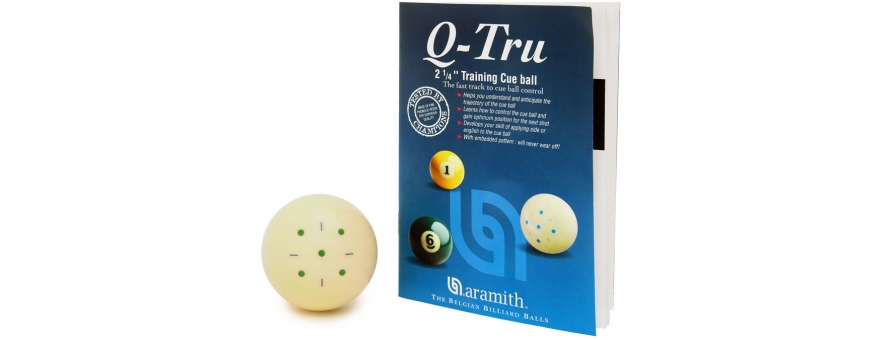 Одиночные шары, битки ТРЕНИРОВОЧНЫЙ ШАР ARAMITH Q-TRU POOL Ø57,2ММ