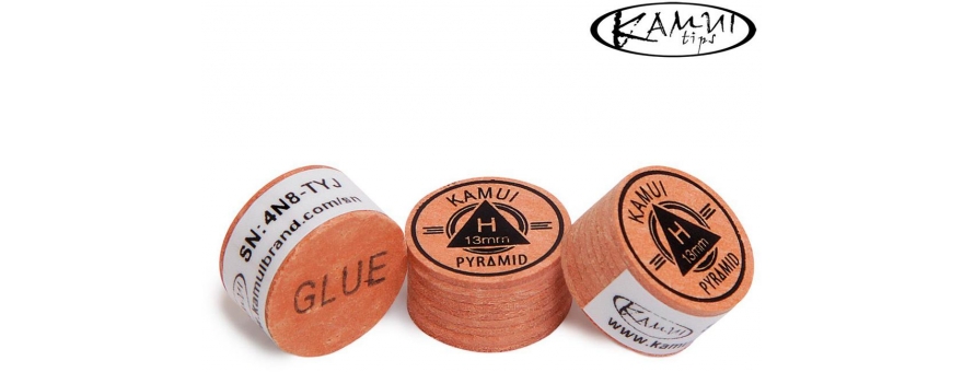 Наклейка для кия Kamui pyramid original 13 мм Hard, Medium, Soft, Super Soft