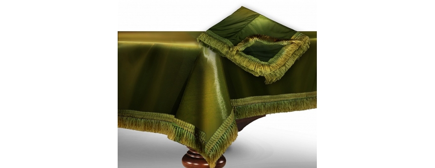 Покрывало для стола Чехол для бильярдного стола "Элегант" 12 футов / темно-зеленый