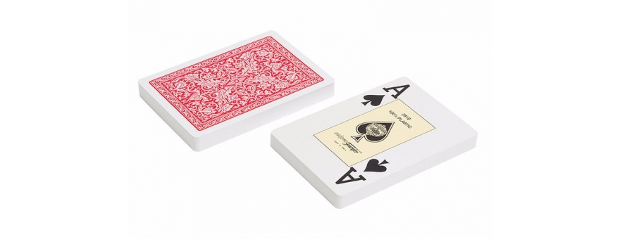 Настольная игра Карты «Fournier 2818» 100% пластик, красная рубашка