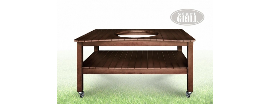 Аксессуар Стол для керамического гриля Start Grill на колесах