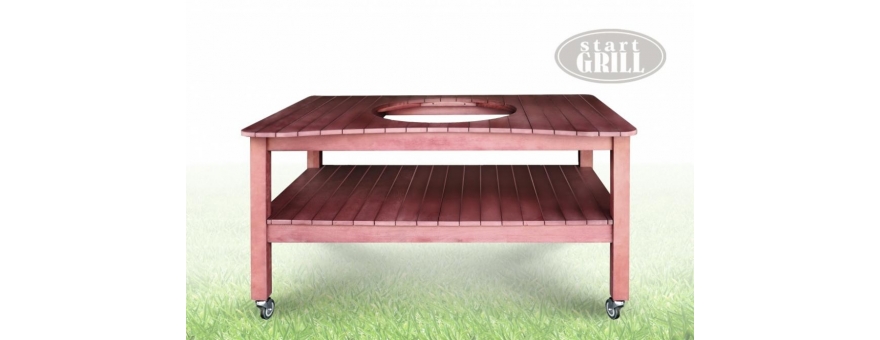 Аксессуар Стол для керамического гриля Start Grill на колесах