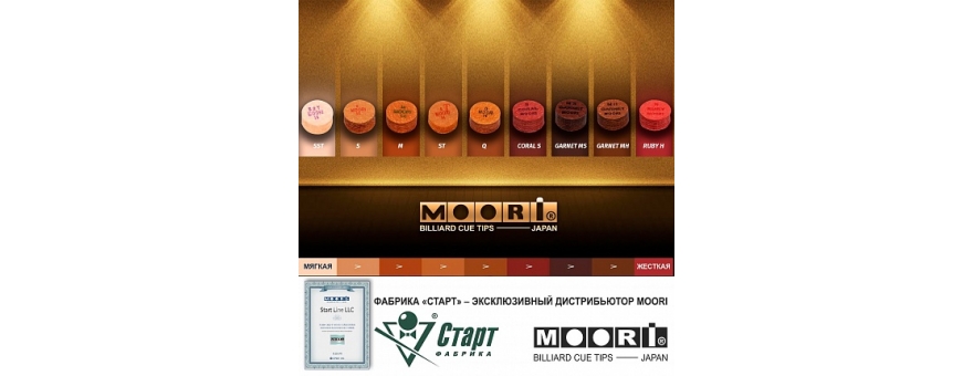 Наклейка для кия Наклейка 12 мм Moori Regular Q