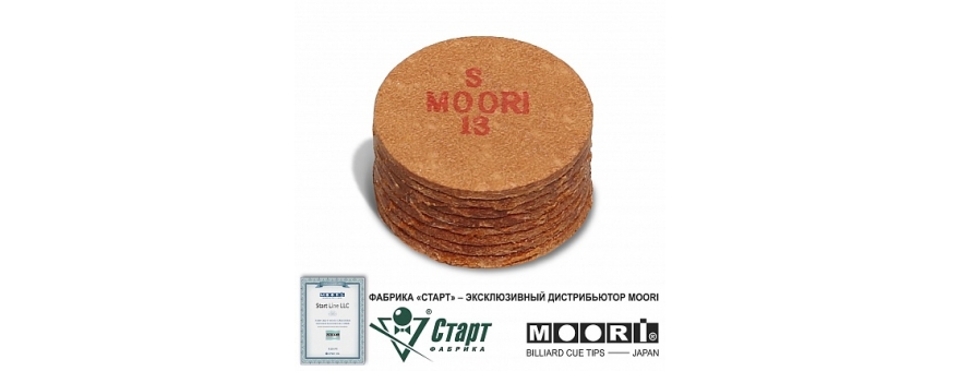 Наклейка для кия Наклейка 13 мм Moori Regular S