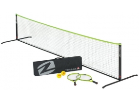 Игра на свежем воздухе Складной комплект для игры в большой / пляжный теннис (2 ракетки, 2 мяча, сетка)