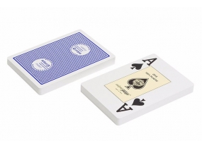Настольная игра Карты "Fournier 2818 Casino Europe", 100% пластик, синяя рубашка