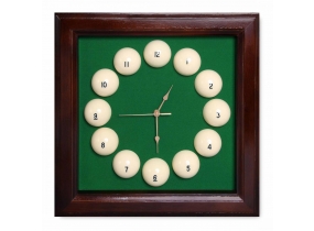 Часы Часы Fortuna Бильярд SR4666 коричневые 44x44см