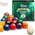 Бильярдные шары Start Billiards Premium пул 57,2 мм